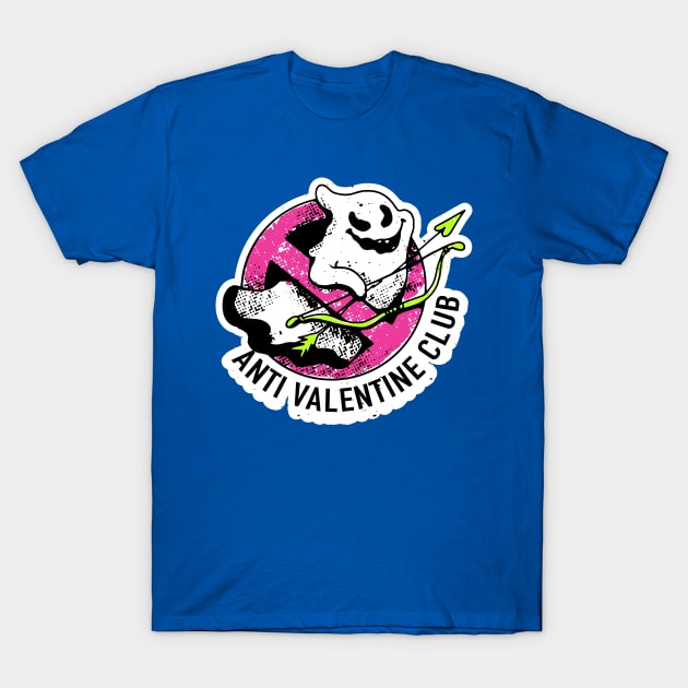 Anti Valentines CLub Ghost T-Shirt by DRIPCRIME Y2K